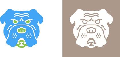 Bulldog Icon Design vector