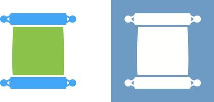 Scroll of Paper Icon Design vector