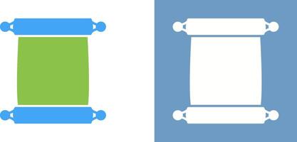 Scroll of Paper Icon Design vector