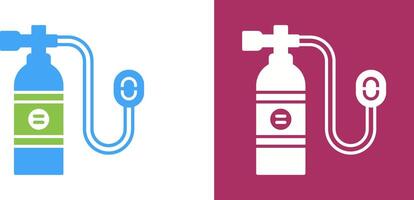 Oxygen Tank Icon Design vector