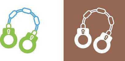 Handcuff Icon Design vector