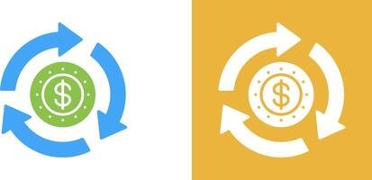 Turnover Icon Design vector