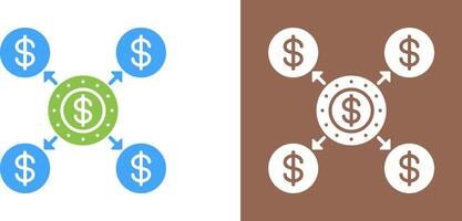 Distribution Icon Design vector