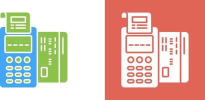 Pos Terminal Icon Design vector