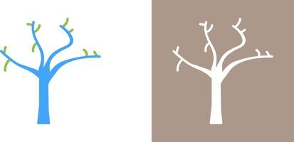 Tree with no Leaves Icon Design vector