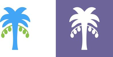 Coconut trees Icon Design vector