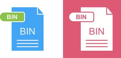 BIN Icon Design vector