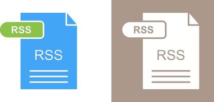 diseño de icono de rss vector