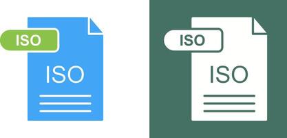 ISO Icon Design vector