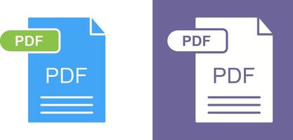 PDF Icon Design vector