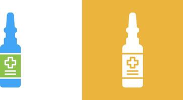 Nasal Spray Icon Design vector