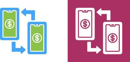 Transaction Icon Design vector