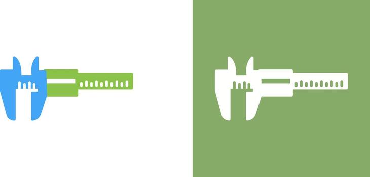 Calipers Icon Design vector