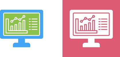 Graph Icon Design vector