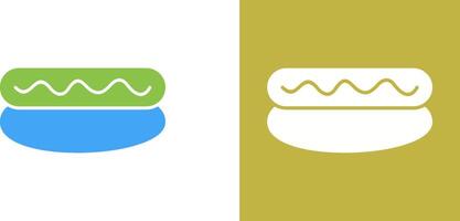 Hot Dog Icon Design vector