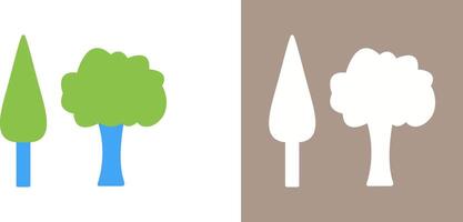 Trees Icon Design vector