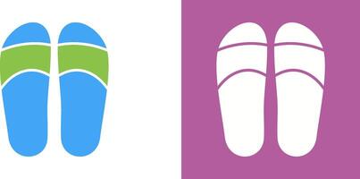 Slippers Icon Design vector