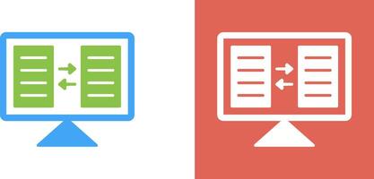 File Sharing Icon Design vector