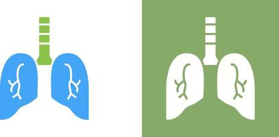Lung Icon Design vector