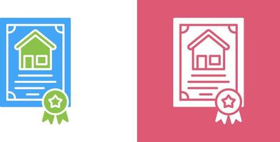Certificate Icon Design vector