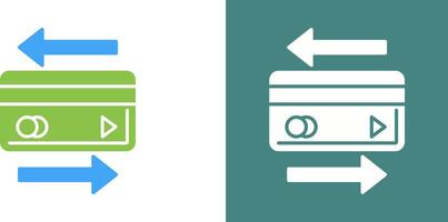 Transaction Icon Design vector