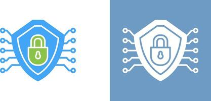 Cyber Security Icon Design vector