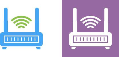 Wifi Router Icon Design vector