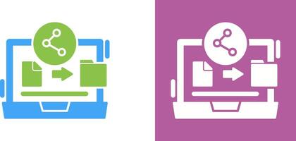 File Share Icon Design vector