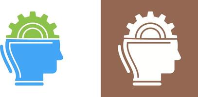 Machine Learning Icon Design vector