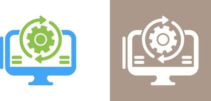 Synchronization Icon Design vector