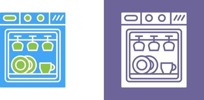 Dishwasher Icon Design vector