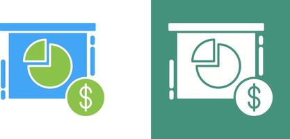 Pie Chart Icon Design vector