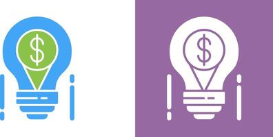 Light Bulb Icon Design vector