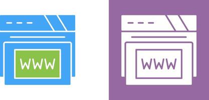 Www Icon Design vector