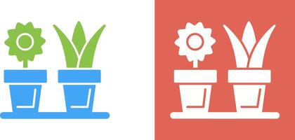 House Plants Icon Design vector