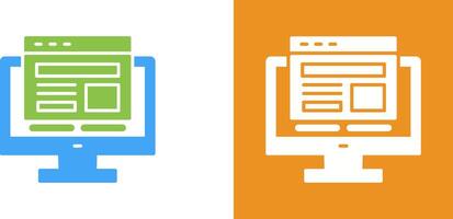 Adaptive Layout Icon Design vector