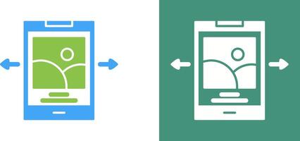 Swipe Icon Design vector