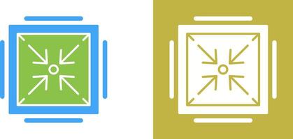 Minimize Icon Design vector