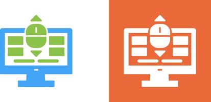 Scroll Icon Design vector