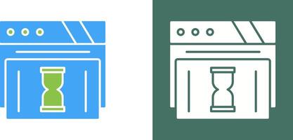 Waiting Icon Design vector
