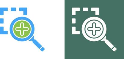 Zoom In Icon Design vector