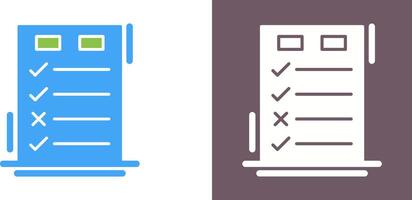 Today to Done CheckList Icon Design vector