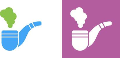 Smoke Pipe Icon Design vector