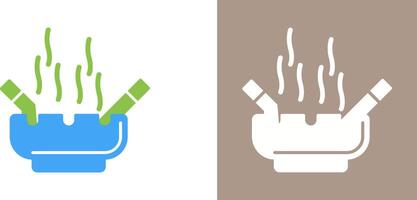 Ashtray Icon Design vector