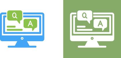 Faq Icon Design vector