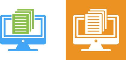 Document Icon Design vector