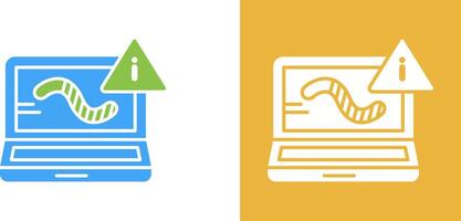 Worm Icon Design vector