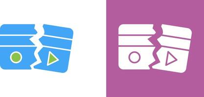 Broken Icon Design vector
