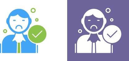 Rejected Icon Design vector