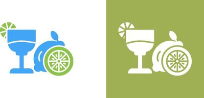 Lime Juice Icon Design vector